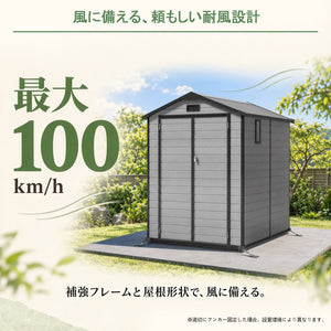 最大100km/hの風速に耐える補強フレームと耐風設計 - Parasoru