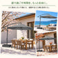 ハンギングパラソル シルバー 庭やテラスの多様なシーンで活躍する大型傘 - Parasoru