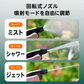コンパクト手動スプレーボトル｜園芸・観葉植物の霧吹き用