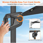 パラソル ブラック 簡単回転ハンドルと無段階ティルト調整の操作細部 - Parasoru